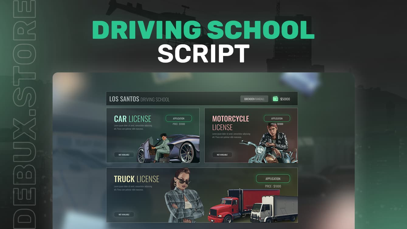Driving School — FiveM script